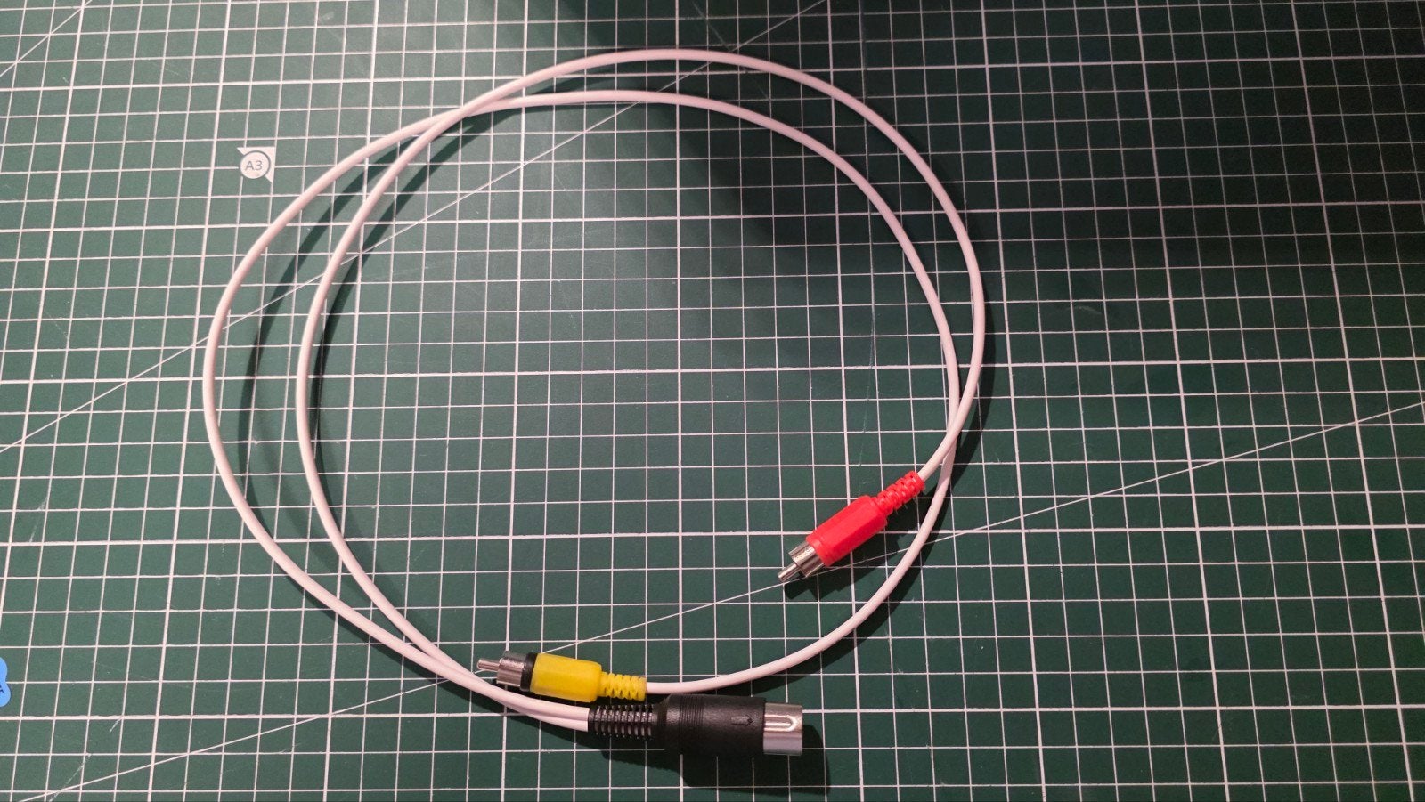 DIN to CVBS + audio kabel Commodore 16, Computers en Software, Ophalen