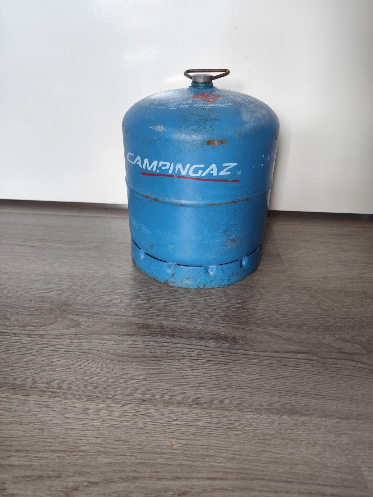 Campingaz 907 gasfles leeg - Gebruikt, Ophalen of Verzenden, Gebruikt