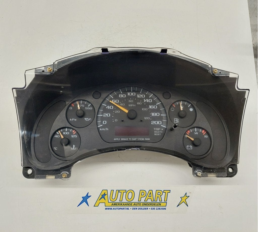 Chevrolet Express benzine dashboard klok 1996-1998, Auto-onderdelen, Gebruikt, Info@gm.com, Chevrolet, Ophalen of Verzenden