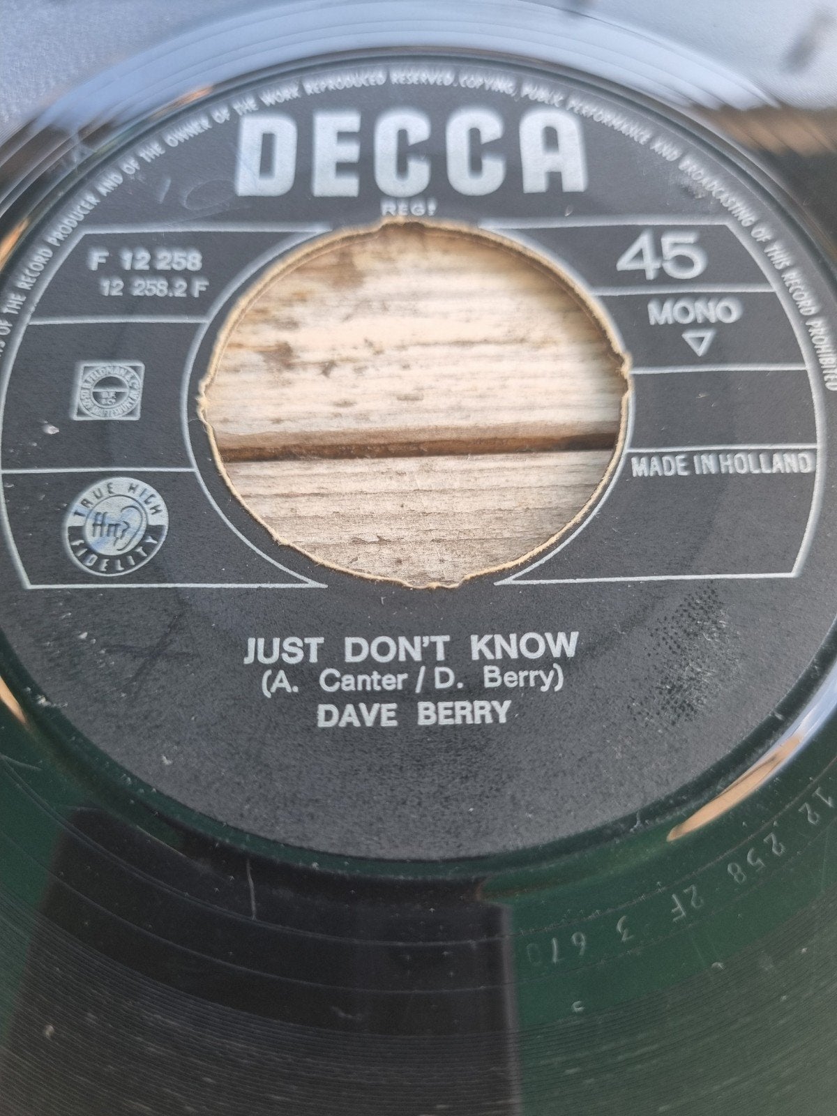 Dave Berry - I'm Gonna Take You There / Just Don't Know, Gebruikt, 7 inch, Ophalen of Verzenden, Pop