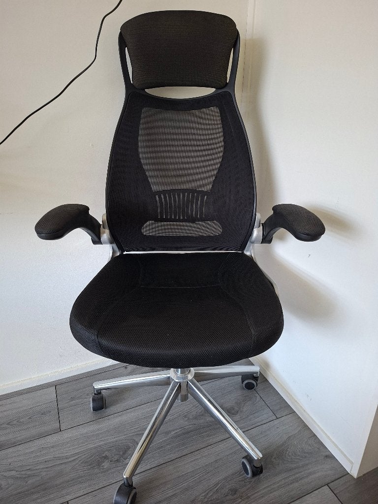 Bureau stoel, Ophalen, Gebruikt, Zwart, Bureaustoel