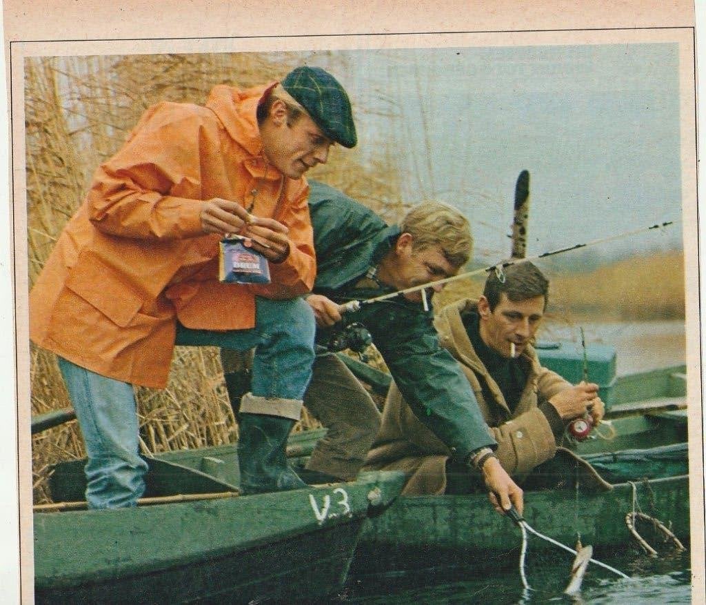 Retro reclame 1966 Drum shag vissers snoeken & aas, Verzamelen, Verzenden, Overige typen