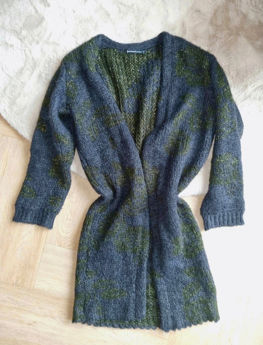 Summum lang vest maat M - Grijs met groen, Maat 38/40 (M), Summum, Ophalen of Verzenden, Grijs
