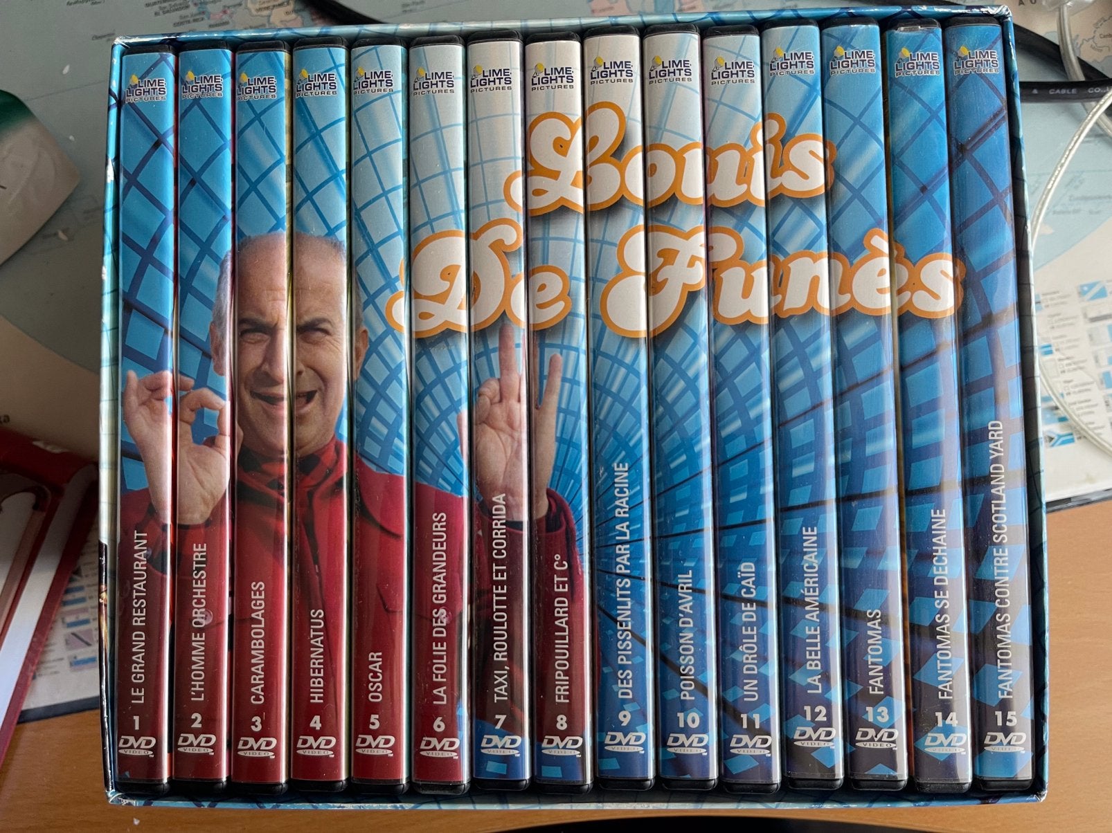 Complete Dvd box Louis De Funes (15 stuks), Cd's en Dvd's, Dvd's | Tv en Series, Alle leeftijden, Ophalen of Verzenden, Zo goed als nieuw