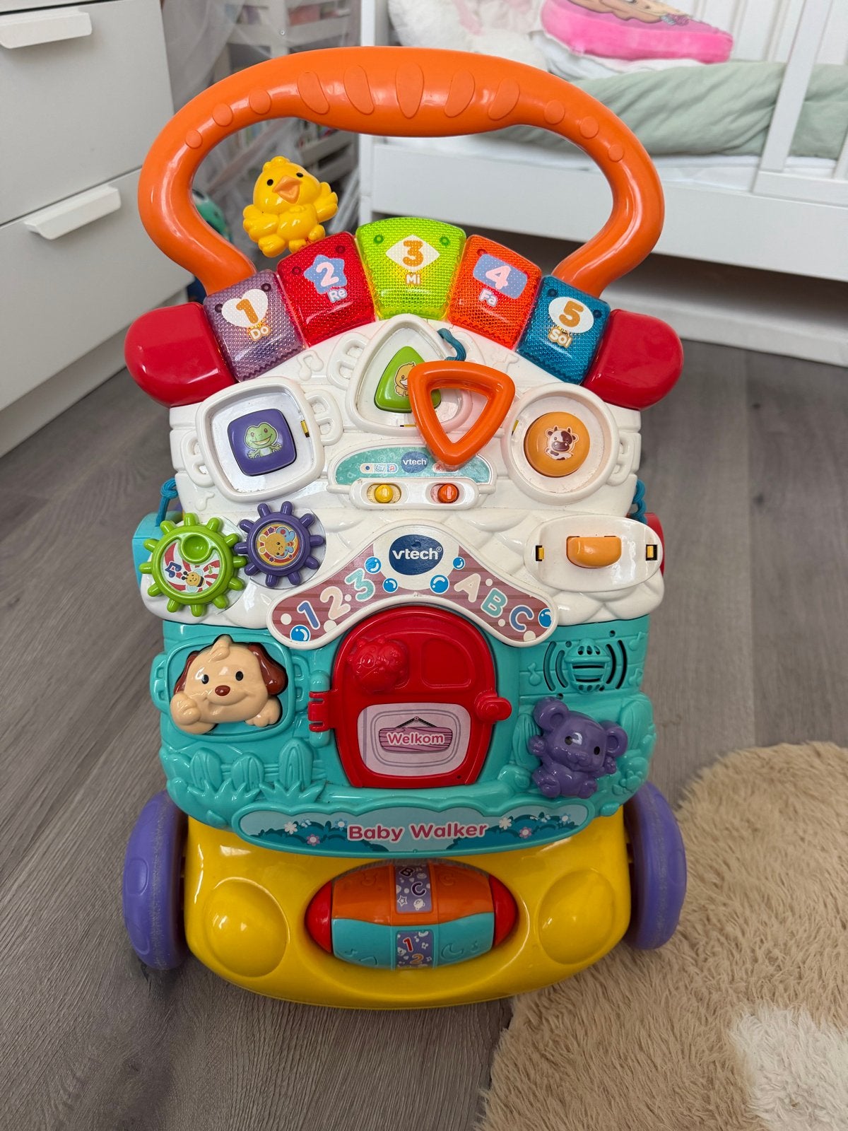 VTech Baby Walker - Interactieve Loopwagen met Geluid, Ophalen of Verzenden, Zo goed als nieuw, Overige typen, Met licht