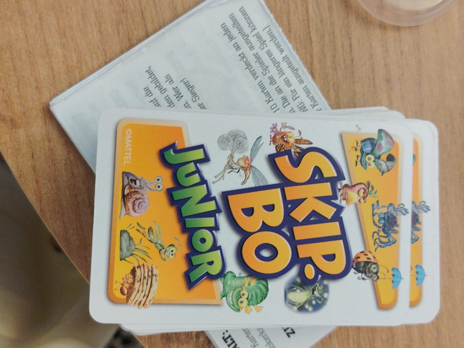 UNO Junior en Skip-Bo Junior kaartspellen, Hobby en Vrije tijd, Een of twee spelers, Ophalen of Verzenden, Gebruikt, Mattel