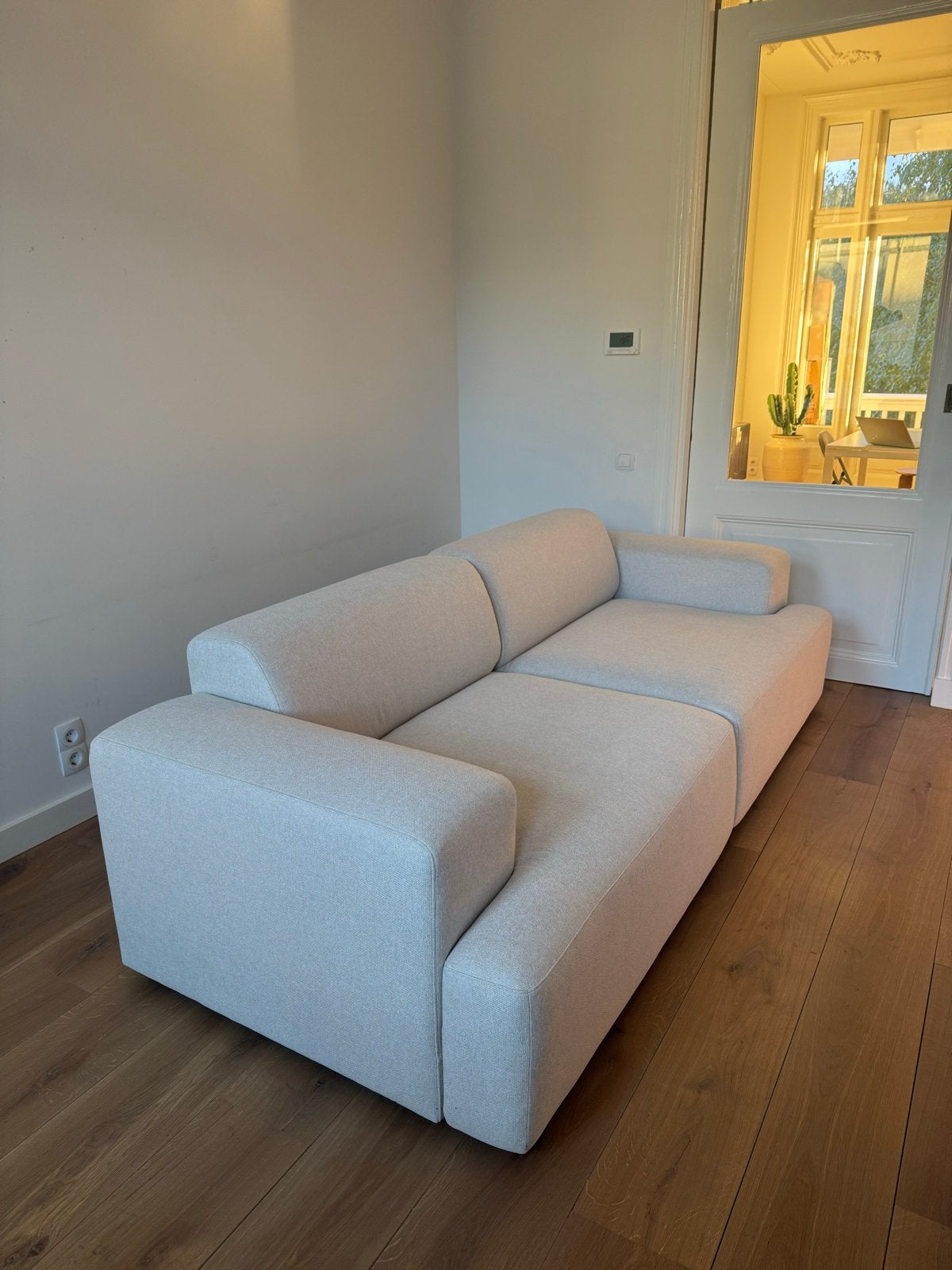 Westwing Melva bank - Nieuw, Huis en Inrichting, Ophalen, 100 tot 125 cm, Rechte bank, Stof
