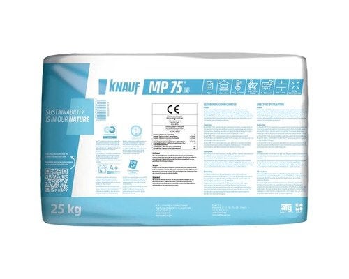 Knauf MP 75– Scherp Geprijsd | Goedkoopste Garantie!, Doe-het-zelf en Verbouw, Overige materialen, Info@knauf.nl, Nieuw, Minder dan 5 m²