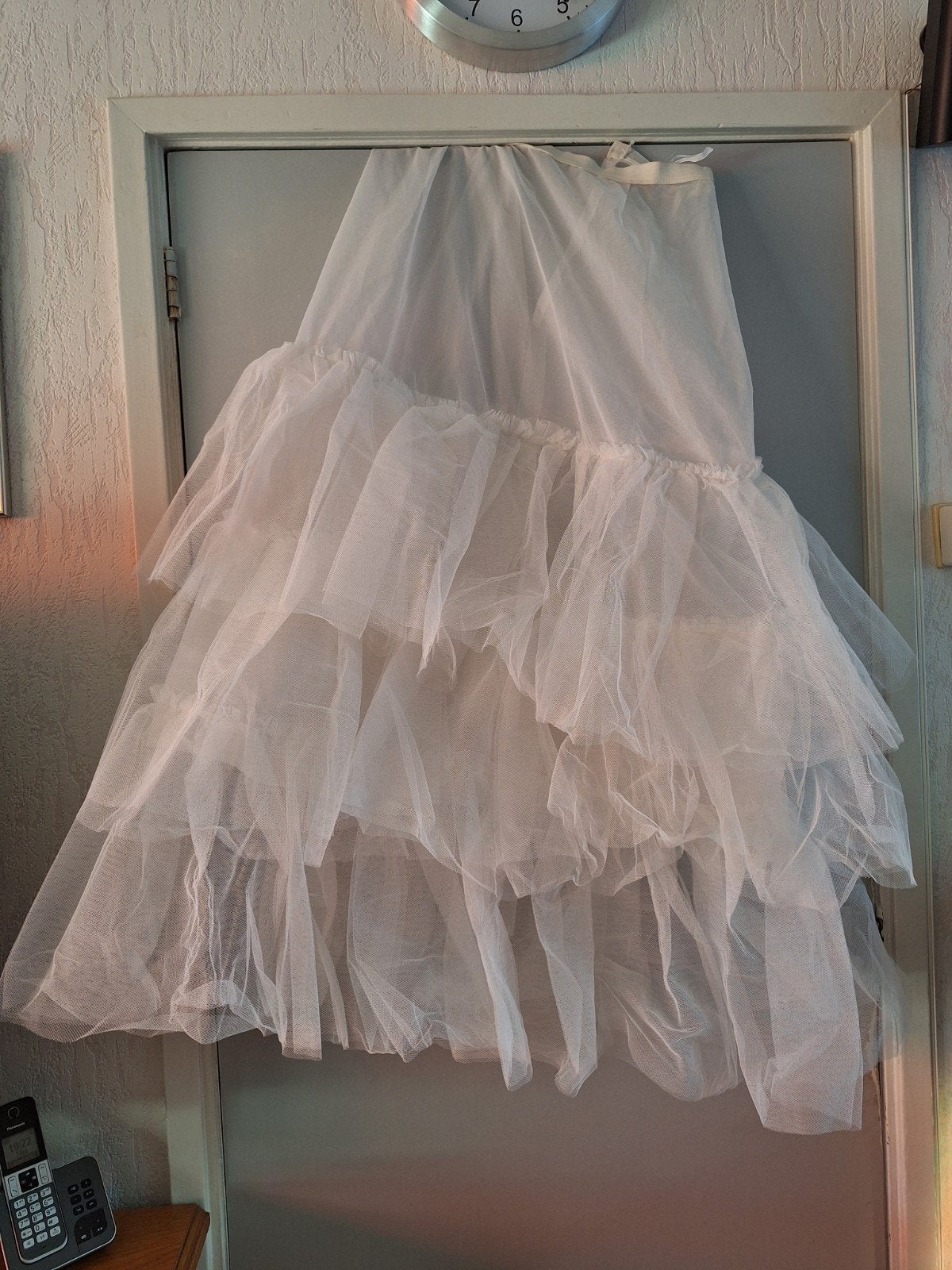 Witte onderrok/hoepelrok voor trouwjurk, Ophalen of Verzenden, Zo goed als nieuw, Wit, Accessoires