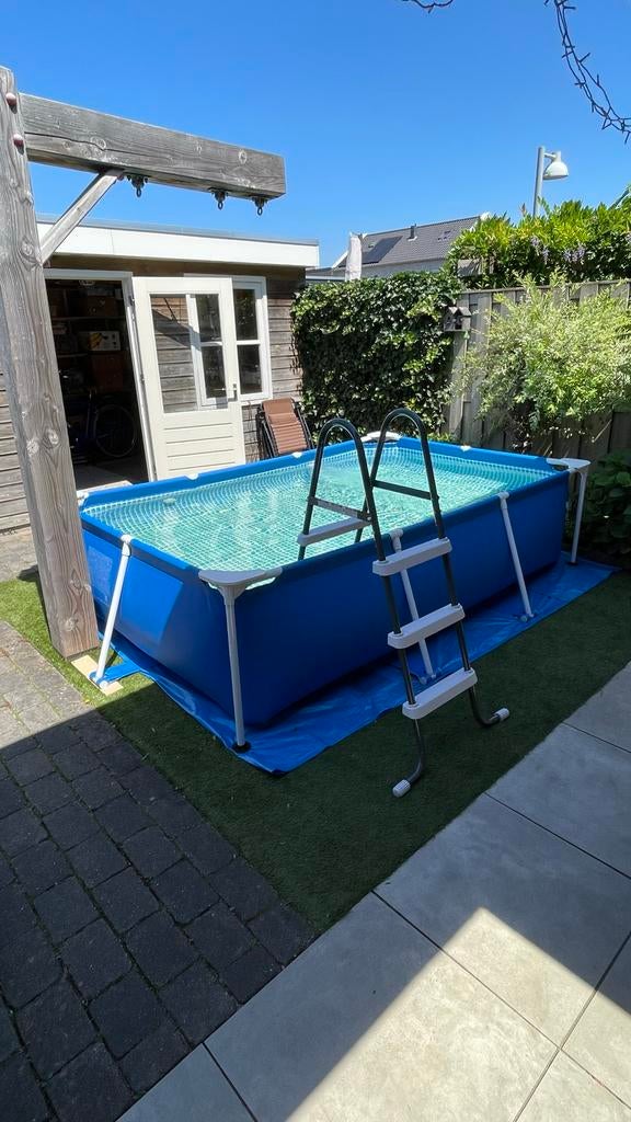 Compleet 200x300cm Intex zwembad met toebehoren, Ophalen, Zo goed als nieuw, Opzetzwembad, 200 tot 400 cm