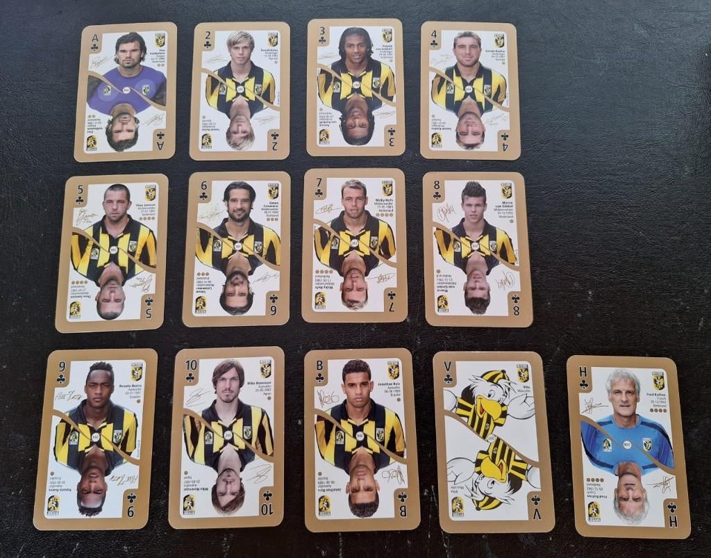 Complete set speelkaarten Vitesse 2012-13, Ophalen of Verzenden, Zo goed als nieuw, Vitesse, Poster, Plaatje of Sticker