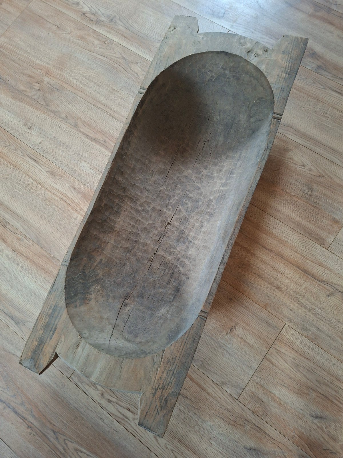 Antieke houten trog - Uniek decoratiestuk, Ophalen