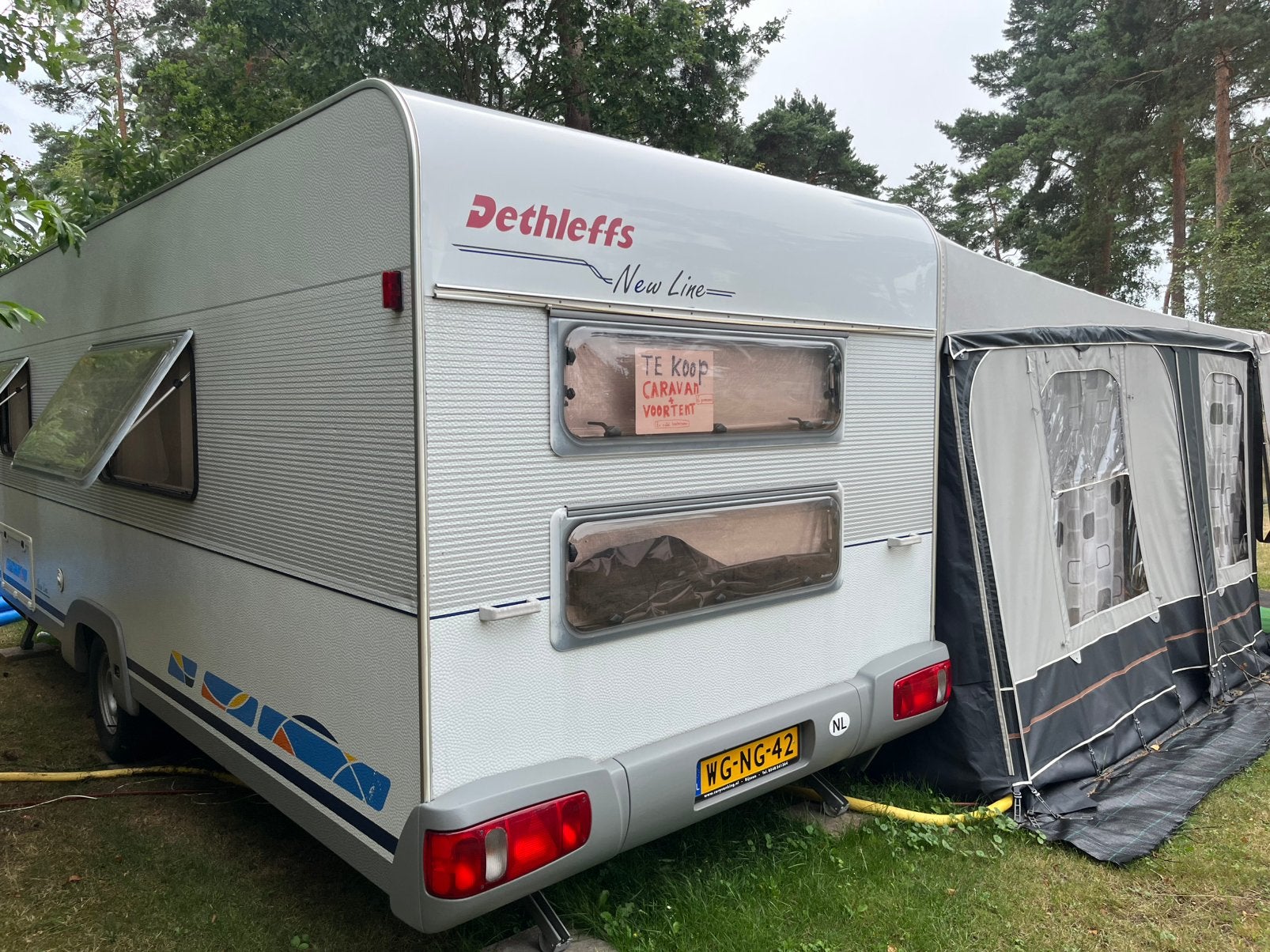 Dethleffs Newline 540 SK 1999, Caravans en Kamperen, Vast bed, Treinzit, Particulier, Dethleffs