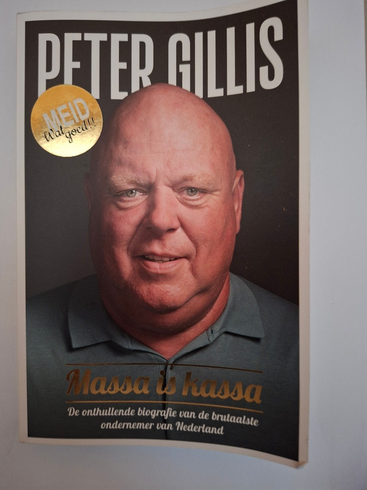 peter gillis massa is kassa biografie waargebeurd, Verzenden, Film, Tv en Media