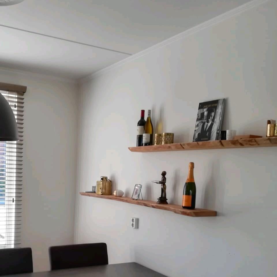 Massief eikenhouten schappen met ankers, Ophalen