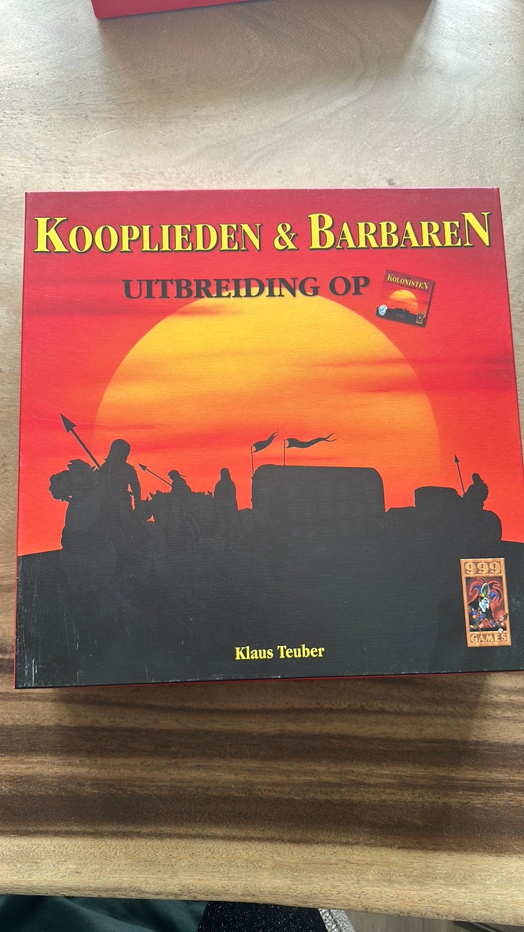 Kooplieden & BarbareN (uitbreiding op colonisten van catan), Vijf spelers of meer, Ophalen of Verzenden, Zo goed als nieuw, Reisspel