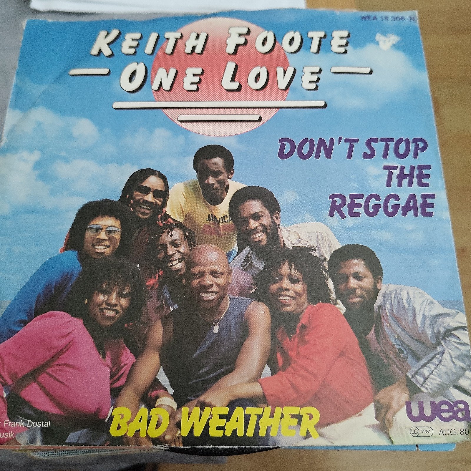 Keith Foote - One Love / Bad Weather (Reggae Single), Ophalen of Verzenden, Gebruikt, 7 inch