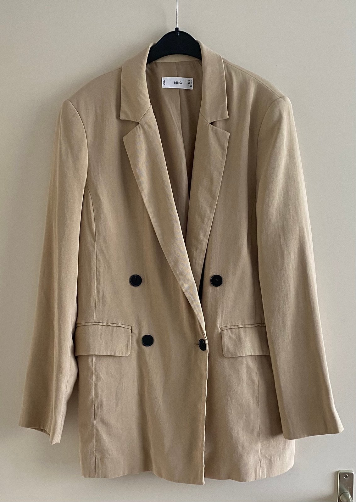 Blazer van MANGO..mt:38, Maat 38/40 (M), B, Verzenden, Beige