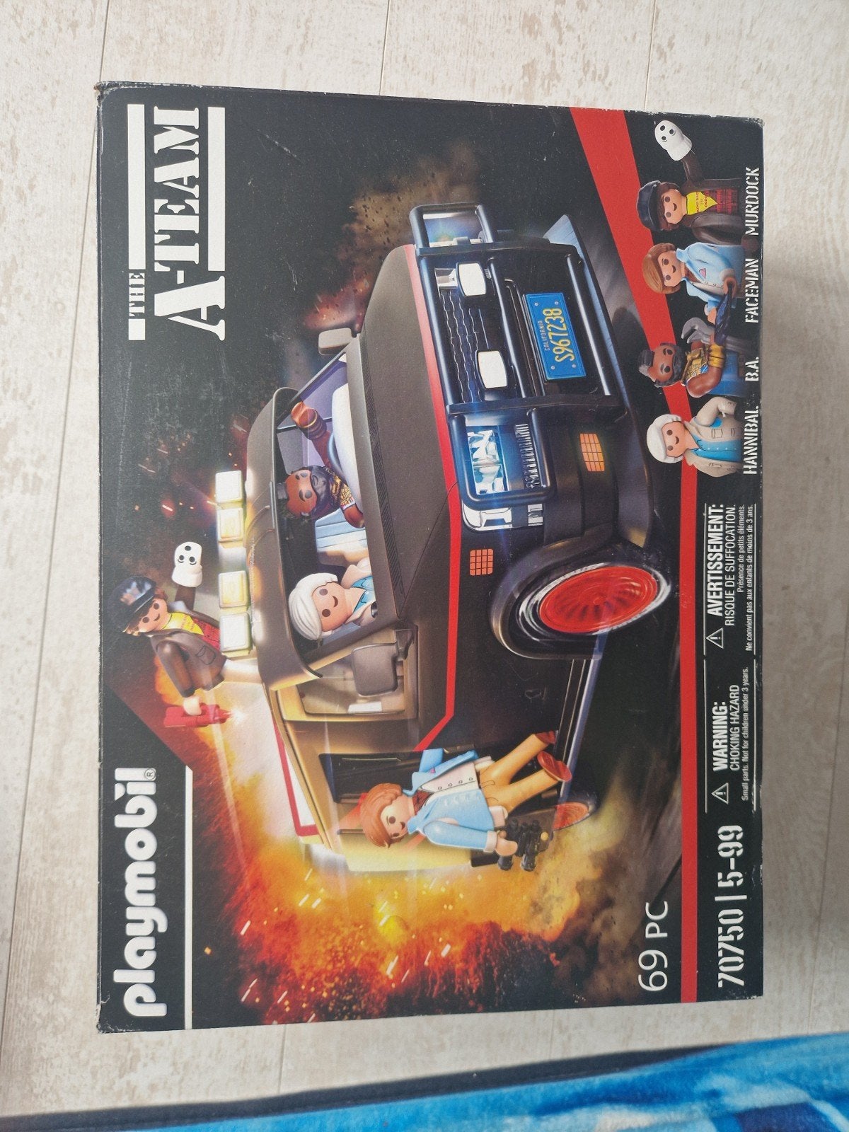 Playmobil A-Team bus - in nette staat, Complete set, Voertuig, Ophalen of Verzenden, Zo goed als nieuw