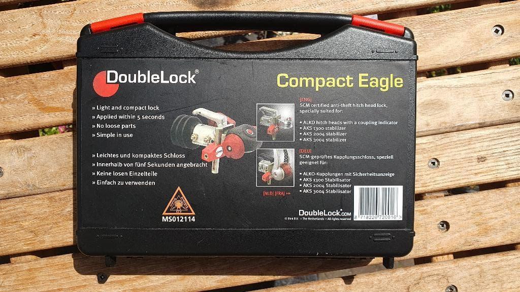 Disselslot DoubleLock Compact Eagle, Caravans en Kamperen, Ophalen of Verzenden, Zo goed als nieuw