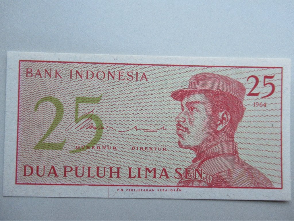 Indonesië 25 sen 1964, Verzenden, Zuidoost-Azië