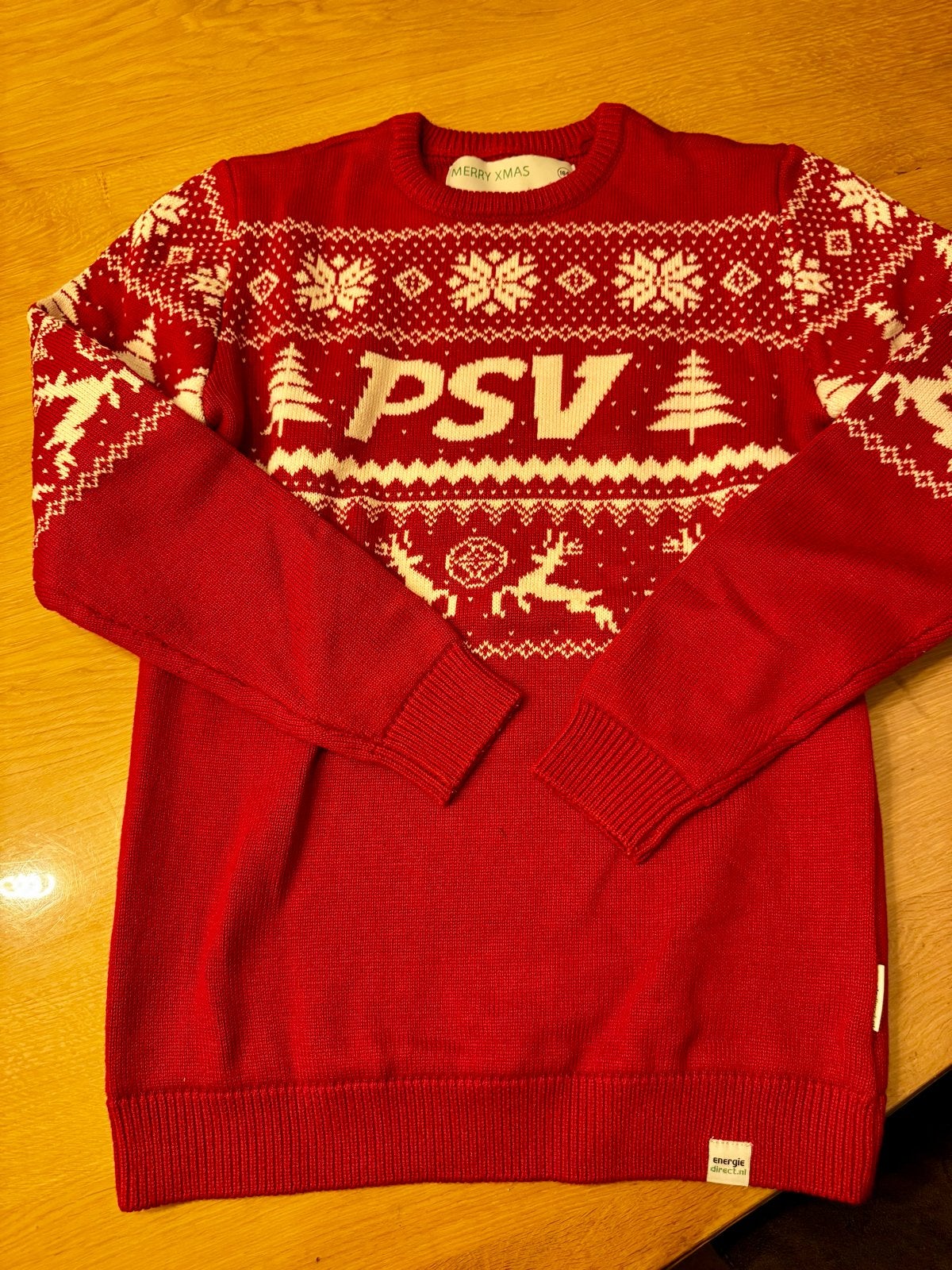 PSV Kersttrui Maat 164 - Zo goed als nieuw, Ophalen of Verzenden, Zo goed als nieuw, Jongen of Meisje, Trui of Vest