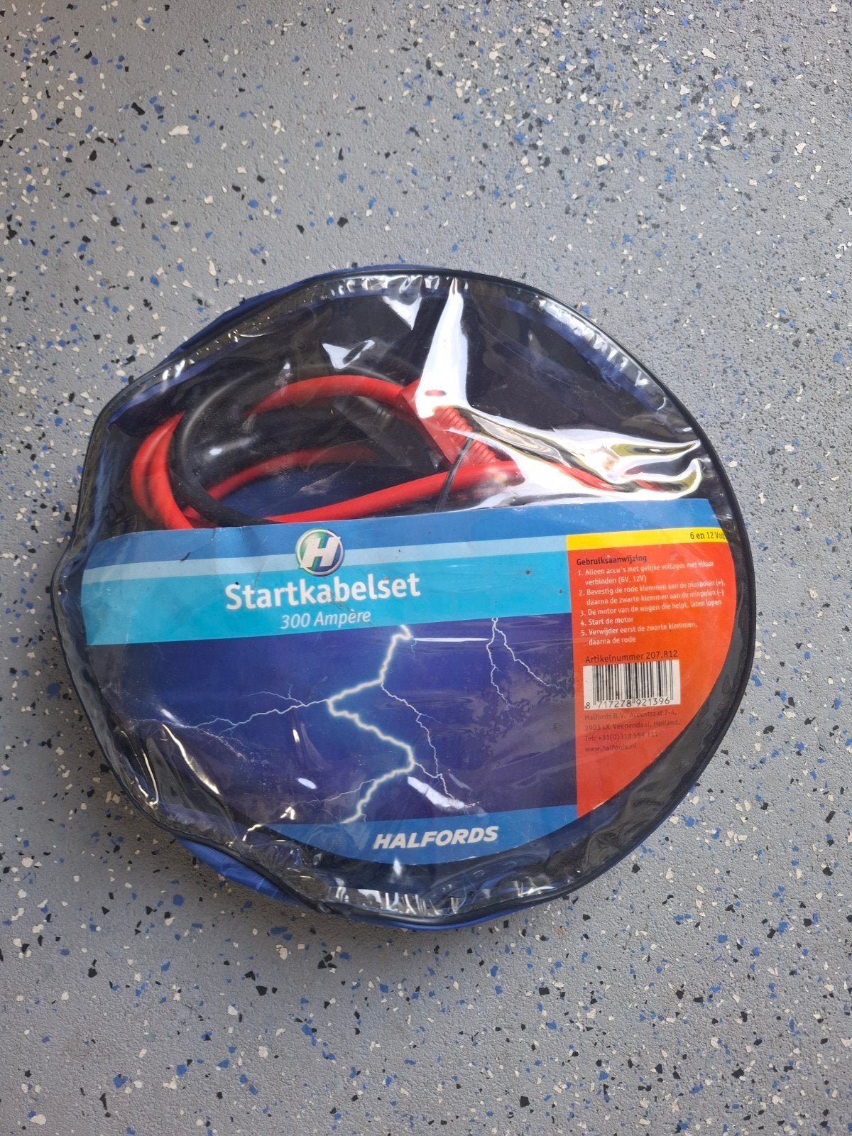 Halfords Startkabelset 300 Ampère (6V/12V), Ophalen, Nieuw, Universele onderdelen