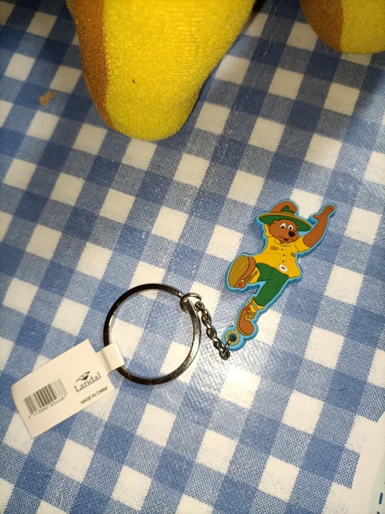 Bollo de Beer knuffel 40 cm groot + nieuwe sleutelhanger, Ophalen of Verzenden, Zo goed als nieuw, Beer
