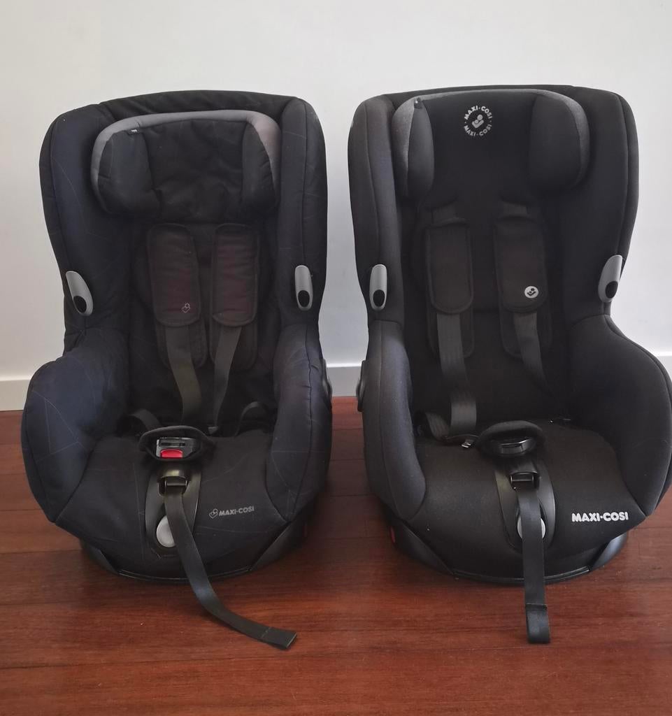 Maxi-Cosi Axiss autostoeltjes (2 stuks) - Zwart, Kinderen en Baby's, Autostoeltjes, Ophalen, Verstelbare rugleuning, 9 t/m 18 kg