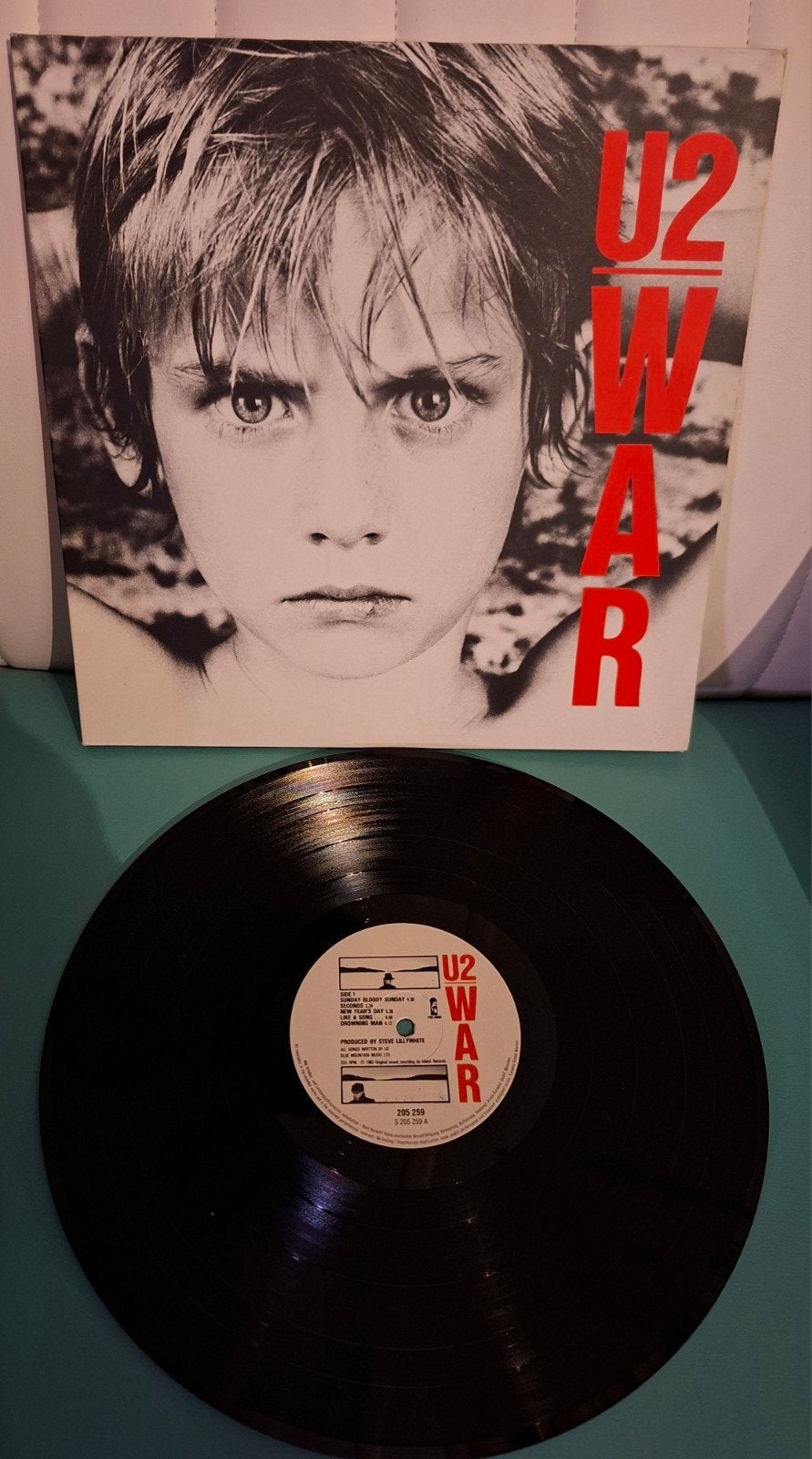 U2 - War (Vinyl LP, 1983), Gebruikt, Overige formaten, Ophalen of Verzenden, Fotohoes