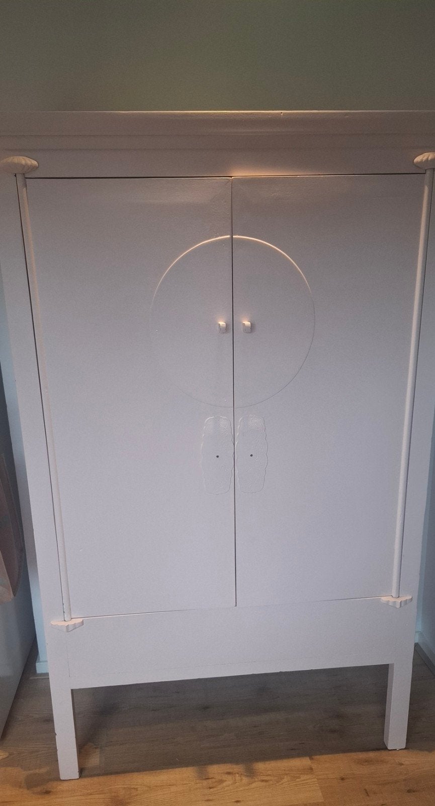 Chinese kast poederroze - 150x105x52cm, Ophalen, Gebruikt, 100 tot 150 cm, 50 tot 75 cm
