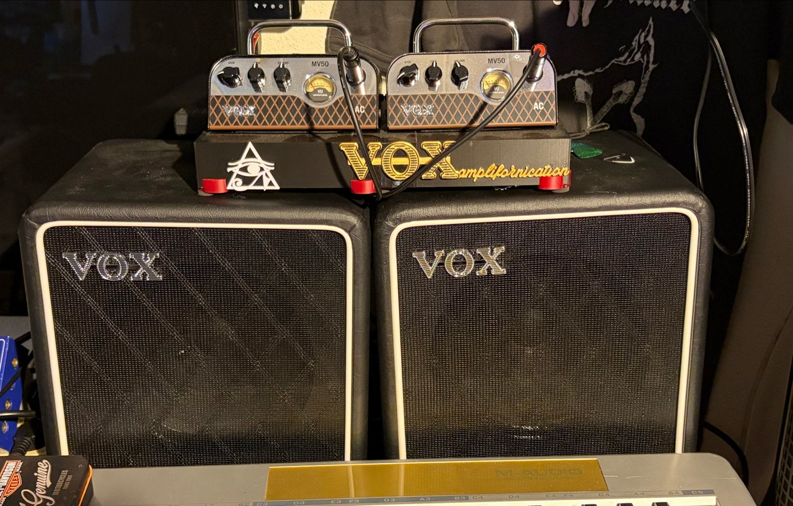 Vox MV50 AC versterkers met vox boxen, Ophalen of Verzenden, Gebruikt, Gitaar, Minder dan 50 watt