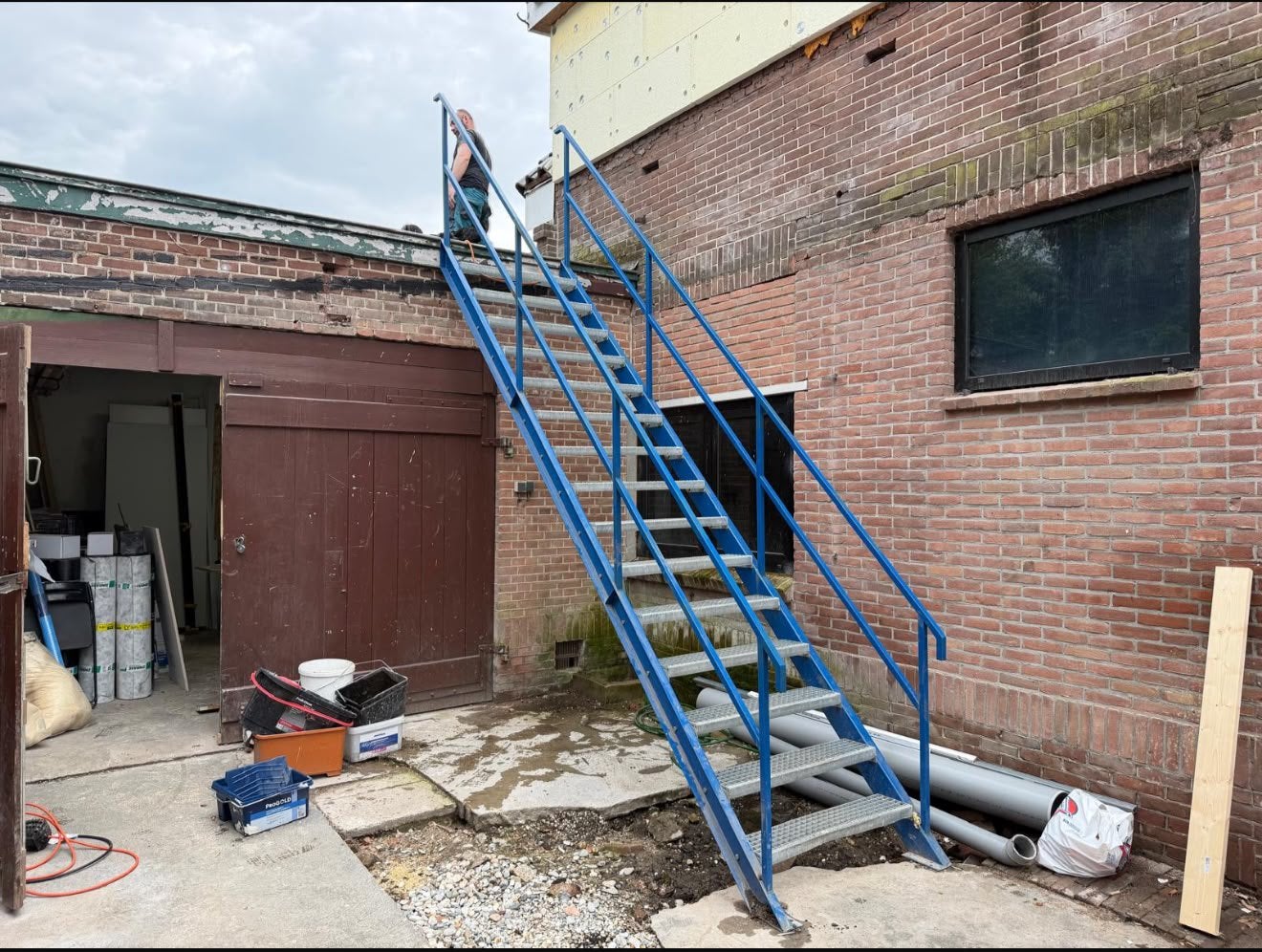 Industrrieel trap, Ophalen, Zo goed als nieuw