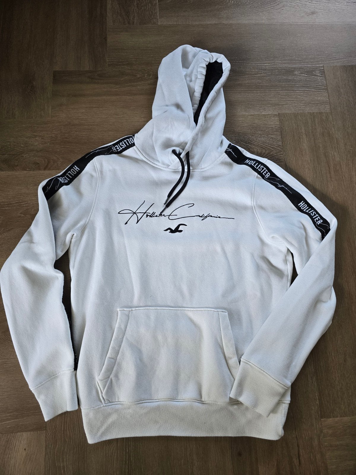 Witte hoodie Hollister maat M, Ophalen, Wit