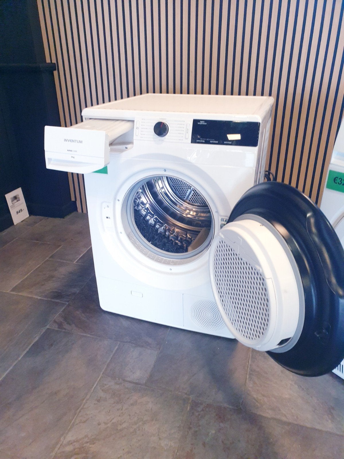 condens droger Inventum 8KG Weve Care 1JAAR GARANTIE, 6 tot 8 kg, Anti-kreukfase, Refurbished, Ophalen of Verzenden