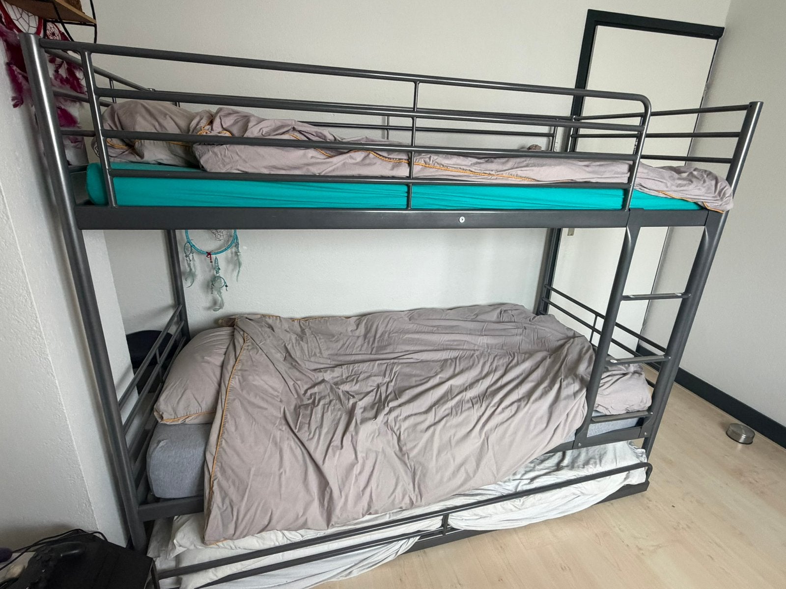 Stapelbed Ikea met Extra slaapgedeelte 3 persoons, Ophalen, Gebruikt, 90 cm, 160 tot 180 cm
