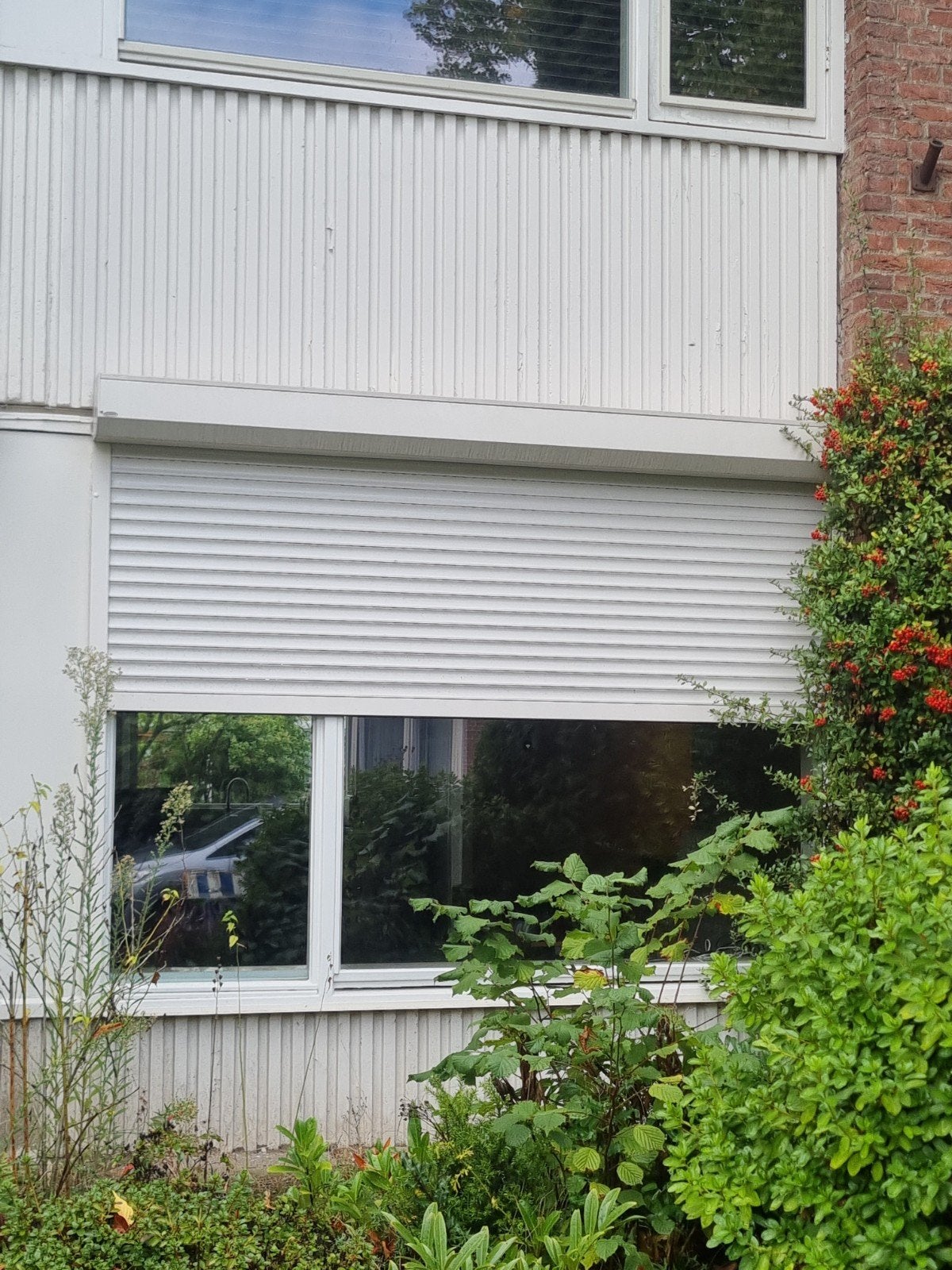 Elektrisch rolluik 248x171 cm voor raam, Doe-het-zelf en Verbouw, Ophalen, Gebruikt, Wit, 200 cm of meer