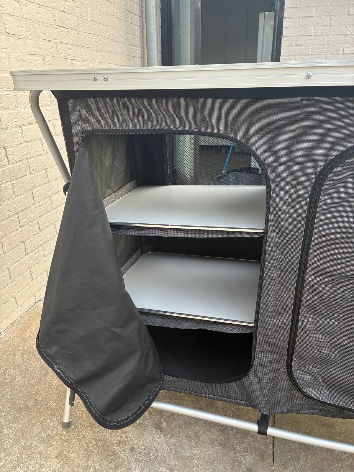 Obelink Turin Quick campingkast - Grijs, Ophalen, Gebruikt