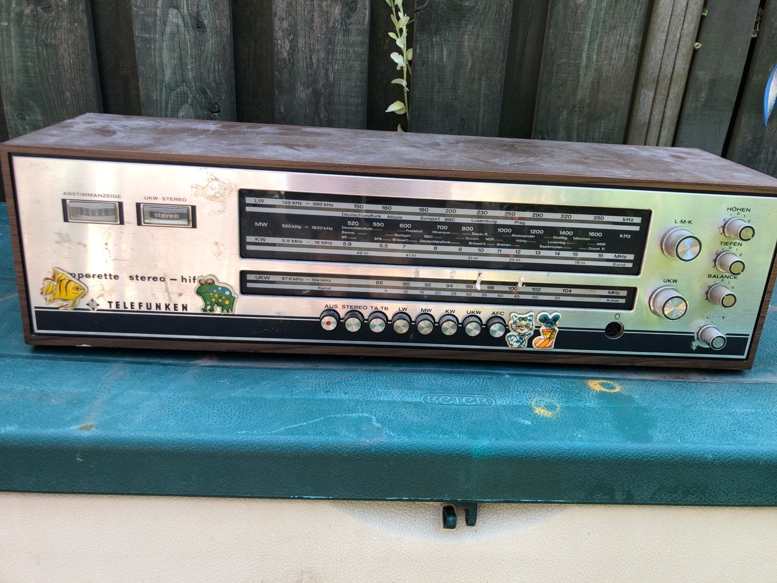 Telefunken Operette 201 vintage radio, Ophalen, Gebruikt, Radio