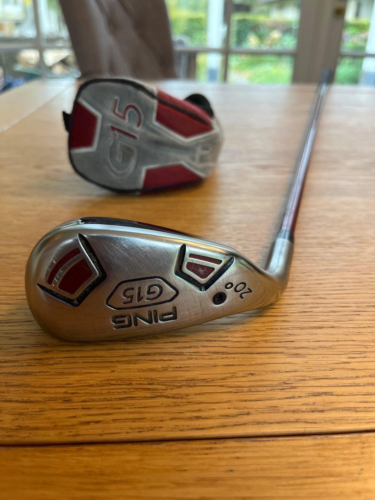 Ping G15 Hybrid Golfclub 20 met Headcover linkshandig, Sport en Fitness, Ophalen, Gebruikt, Club, Ping