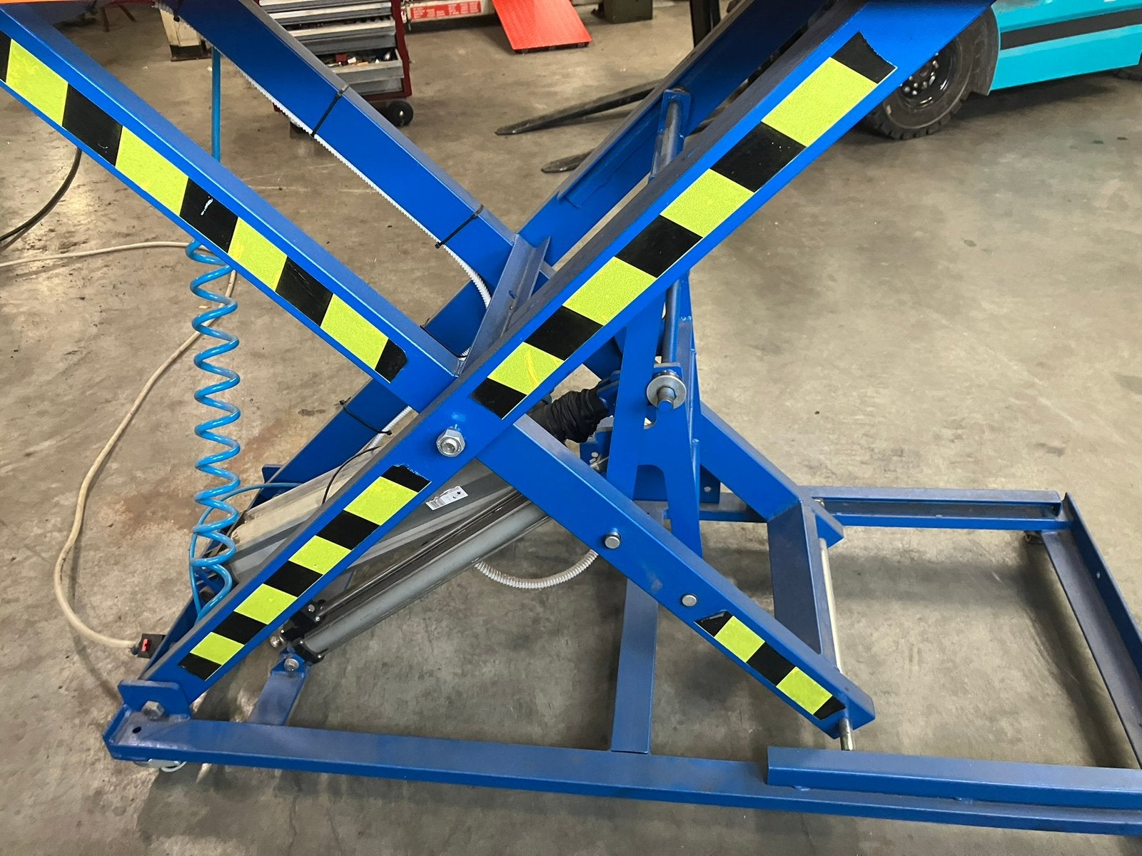 Heftafel hefbrug tafel, Doe-het-zelf en Verbouw, Werkbanken, Ophalen, Zo goed als nieuw