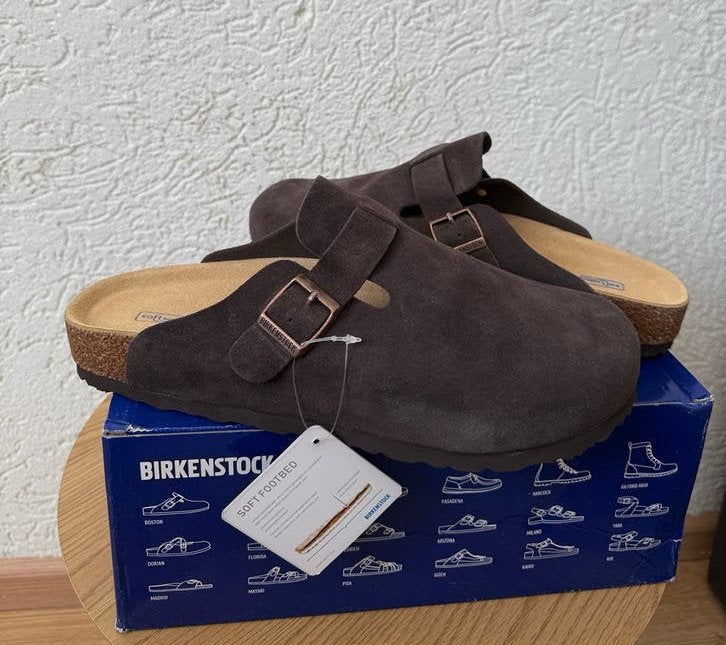 Birkenstock boston klompen / clogs mocha brown (42 / 43 / 44, Ophalen of Verzenden, Nieuw, Bruin, Sandalen