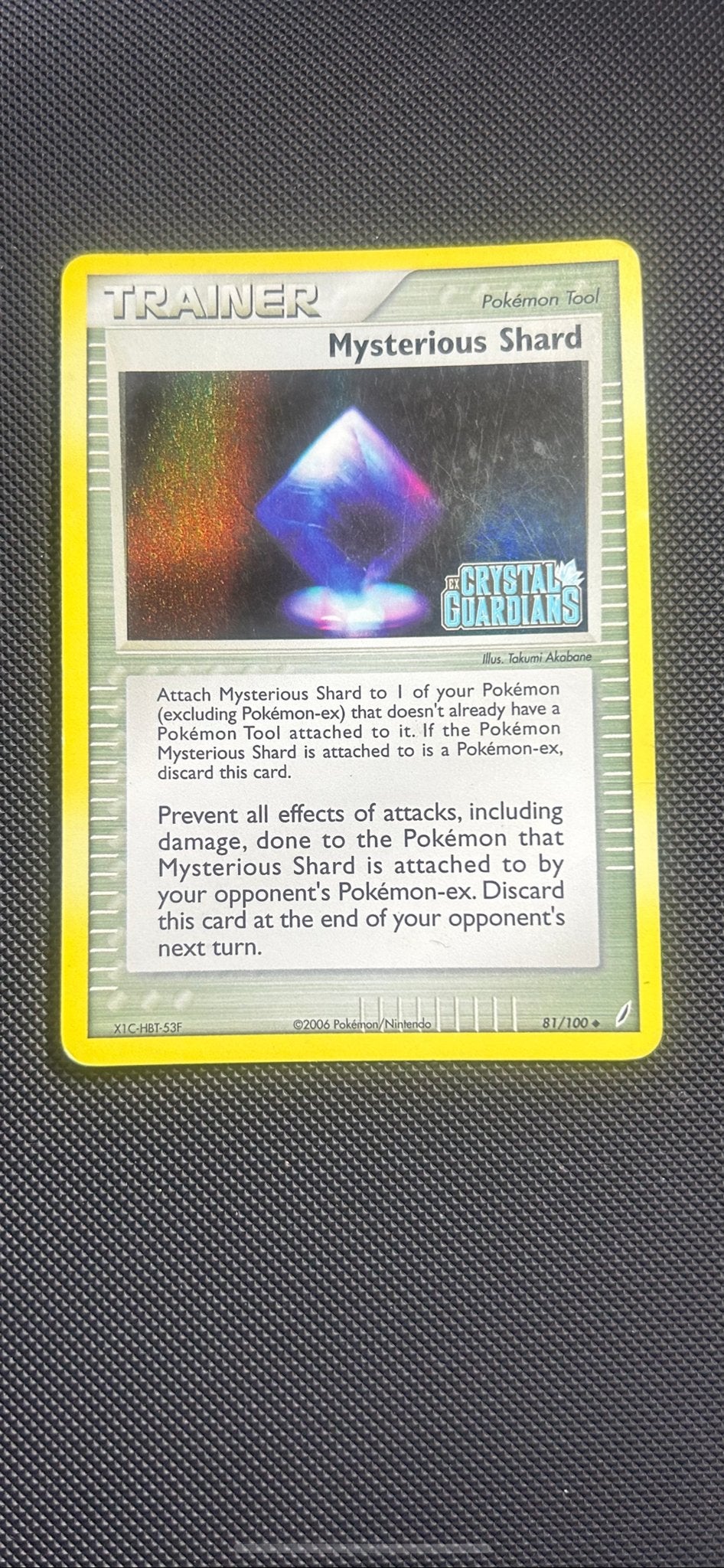 Mysterious Shard 81/100 Reverse Holo Pokémon Kaart, Ophalen of Verzenden, Zo goed als nieuw, Losse kaart, Foil