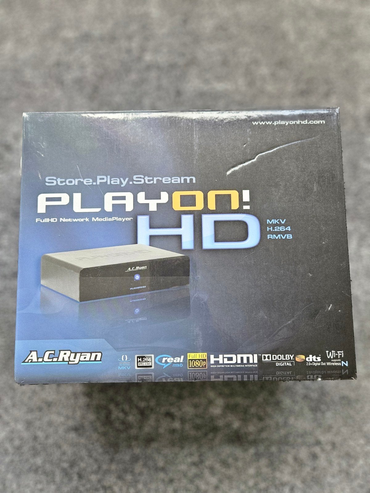 A.C. Ryan Playon! HD Full HD Netwerk Mediaspeler, Ophalen of Verzenden, Gebruikt, HDMI, Zonder harde schijf