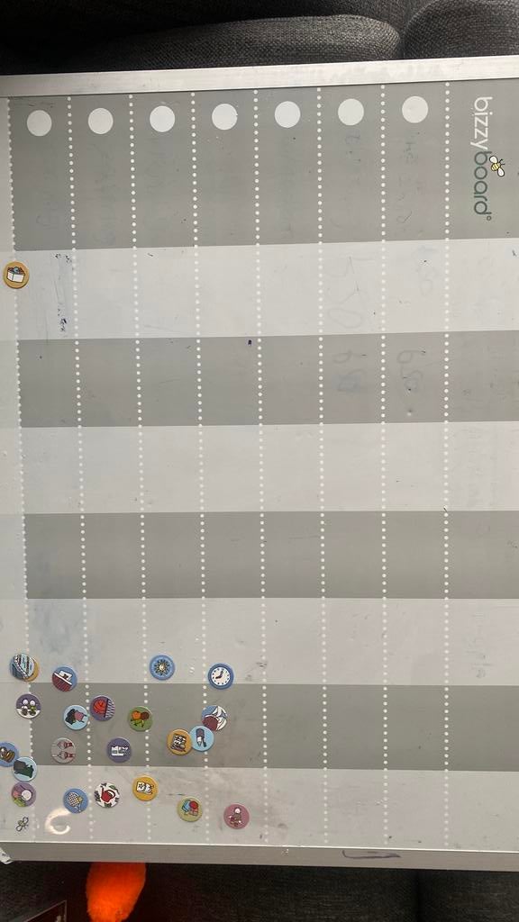 Plannings bord. Bizzy board, Ophalen, Gebruikt