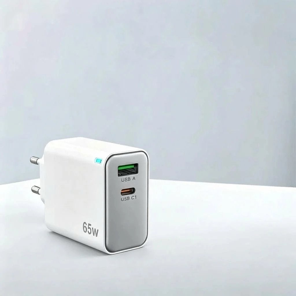 65W GaN Snellader – 2x USB-C – Zonder Kabel, Nieuw, Ophalen of Verzenden, Samsung, Snellader