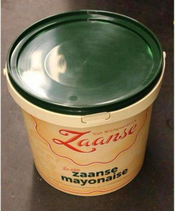 Emmers 10 liter met deksel en handgreep, Ophalen, Kunststof, Met deksel