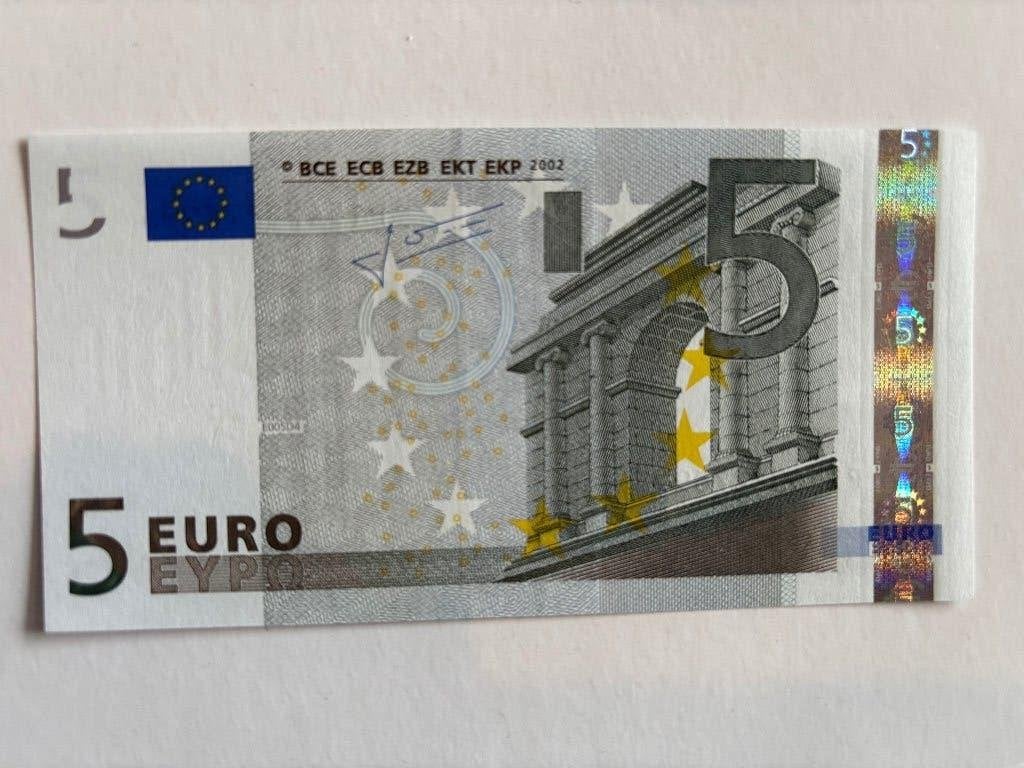 Prachtig 5 Eurobiljet Duisenberg (2002), Verzenden, Overige landen, 5 euro, Los biljet