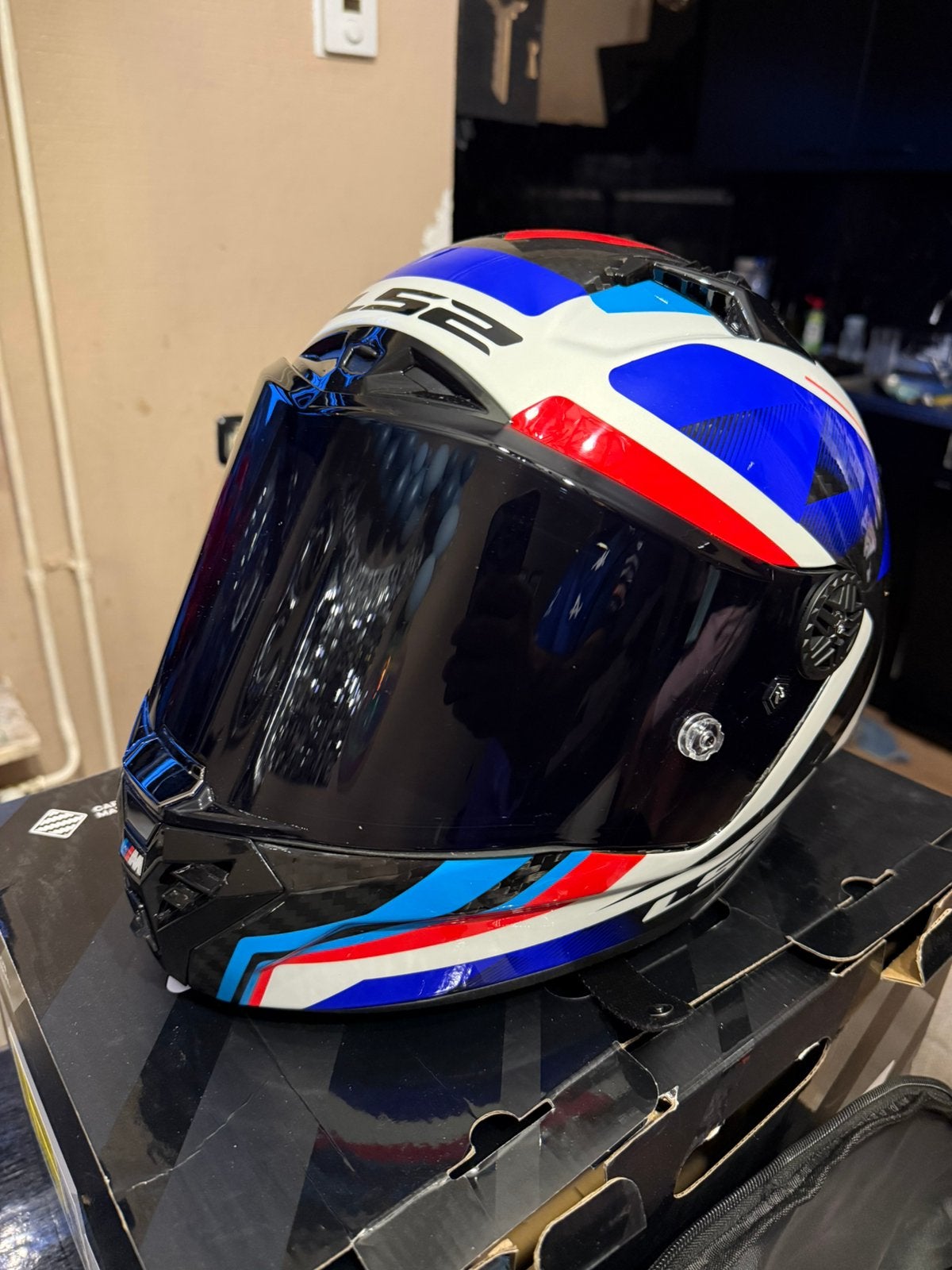 Bmw Ls2 helm, Motoren, Overige merken, Dames, Ophalen of Verzenden, Integraalhelm