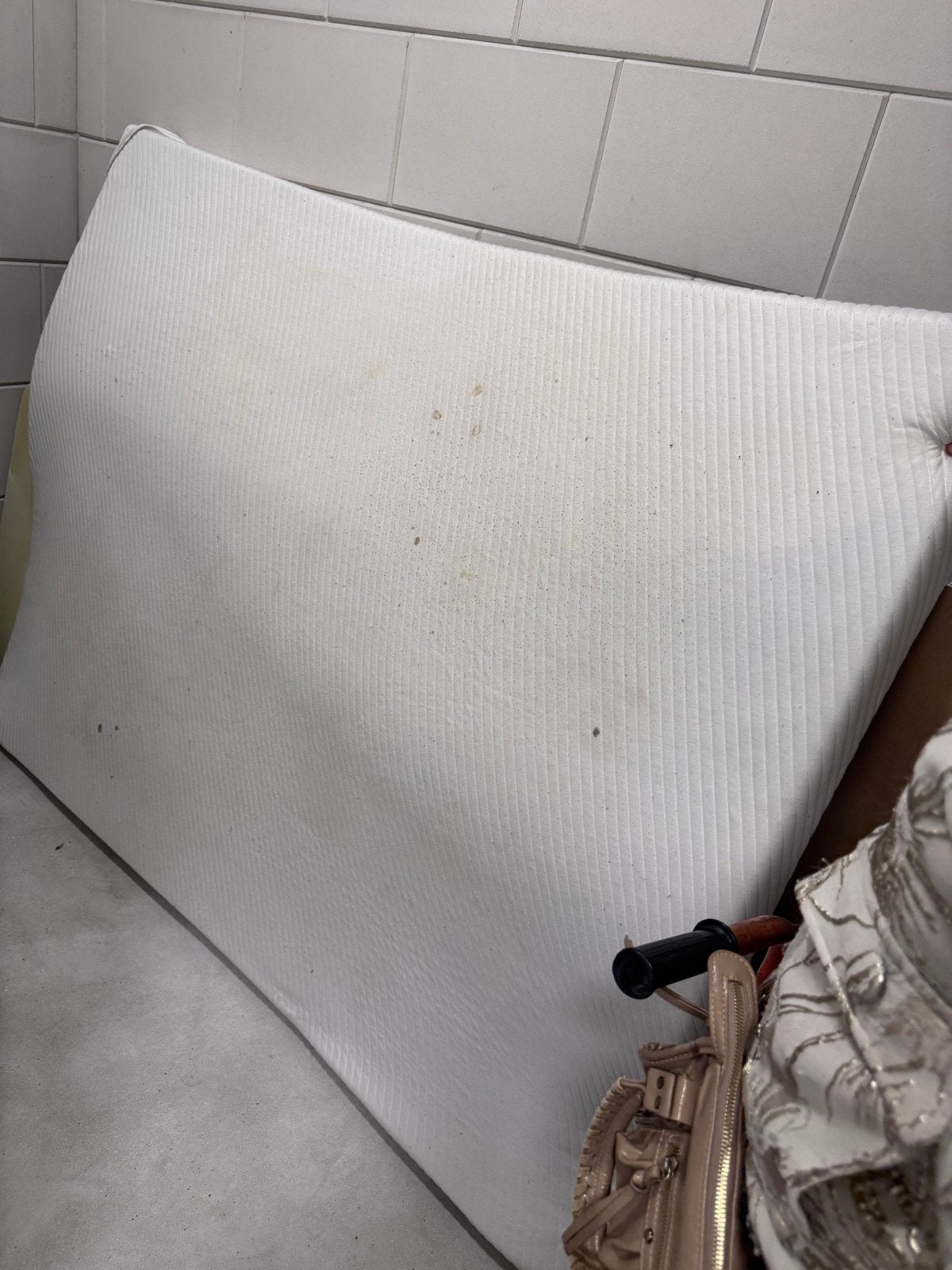Gebruikt matras en topper, 160x200 cm, Ophalen, Gebruikt, Tweepersoons, 140 cm